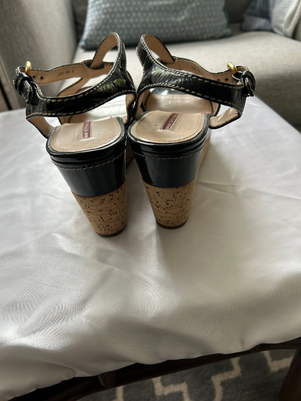 Vintage Prada Cork Platform Sandals – Size 40 – Like New - Picture 5 of 10